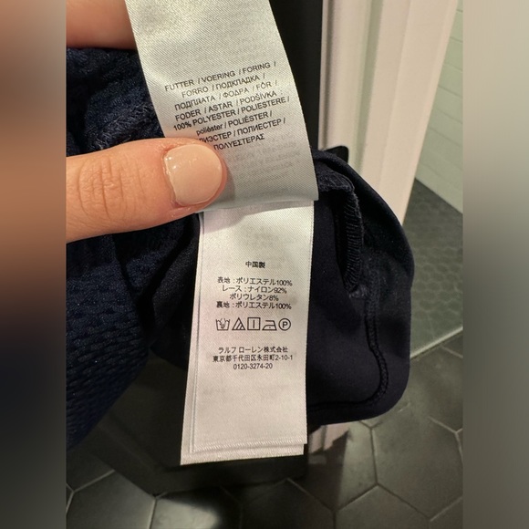 Lauren Ralph Lauren Navy Midi Dress 0 - Picture 4 of 6